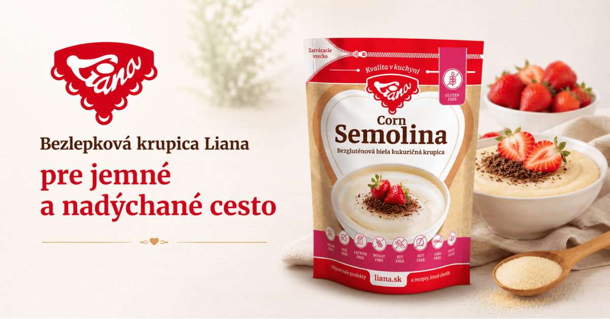 CORN SEMOLINA Bezgluténová biela kukuričná krupica 250g