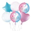 Gift – White, Pink and Blue Balloons Boy or Girl