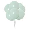 Balóny pastelové zelené 25 cm - 100 ks