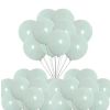 Pastel mint green balloons 30 cm - 100 pcs