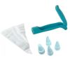 Set of 4 tips, bag and holder