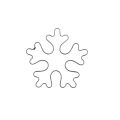 Flake cutter 6 cm