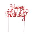 Zápich - Happy Birthday, červený