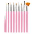 Set mit 15 Dekorationspinseln