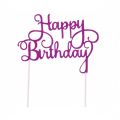 Zápich - Happy Birthday, ružový