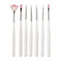 Set of decorating brushes - 7 pcs
