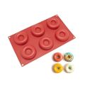 Silicone mold for donuts