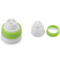 Adapter for decorating tip 3-color cream