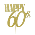 Stamp - Happy 60 gold