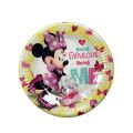 Talíř Minnie papír 19,5 cm 8 ks