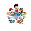 Paw Patrol and Rayder Happy Birthday card