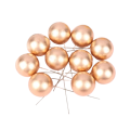 Gold ball punch dia. 2 cm 10 pcs