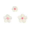Flowers white - pink 32 pcs