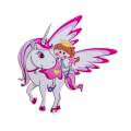 Zápich Unicorn - Jednorožec dřevo