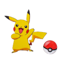 Pokemon Pikachu Holzschnitzerei