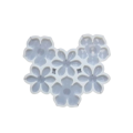 Mold silicone lollipop flowers 6 pcs