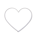 Gingerbread heart cutter