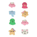 Sada cukrové dekorace Kawaii 8 ks