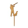 Zápich - hunter with dog wood
