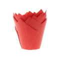Košíčky tulipánové-červené 36ks