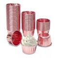 50 Stück rosa glänzende Cupcakes