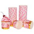Weiße und rosa Cupcakes mit Teddybär, 50 Stück