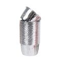 Silver paper cups 50 pcs