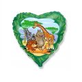 Foil balloon ZOO animals 45 cm