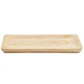 Natural wood tray 35x17x3 cm