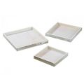 Wooden tray set of 3 pcs