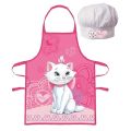 Children&#39;s apron Mačka Marie + cap