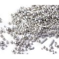 Posyp stříbrný mix - perličky a tyčinky 25 g