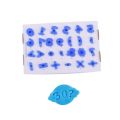 Template numbers + signs height 1.8 cm 26 pcs