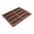 Silicone mold for 8 pieces of muesli sticks