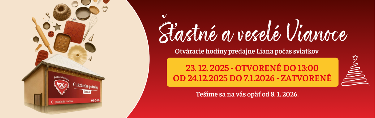 Prevádzka predajne počas Vianoc