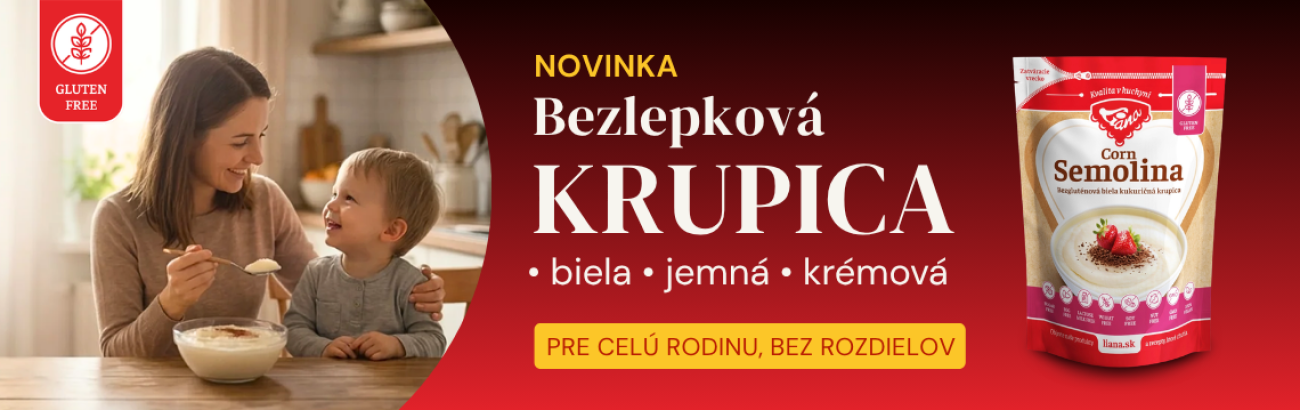 Bezlepková krupica Liana