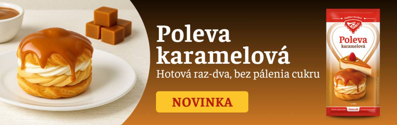 Novinka - Karamelová poleva Liana
