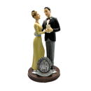 Statuette - Herr und Frau - 25. Hochzeitstag