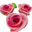 Rózsa nagy gyöngy készlet rózsaszín 9 db