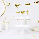 Zapich - set of white-gold doves 6 pcs