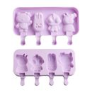 Silicone mold for mixed popsicles