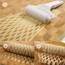 Rolling pin for cutting dough