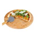 Pizza board + spatula + knife