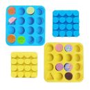 Mold silicone smileys set of 2 pcs