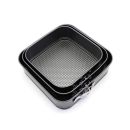 Form square metal 22-24-26 cm set of 3 pcs