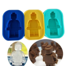 Forma szilikon lego figura, 9,5 cm