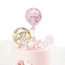 Punch - a balloon with pink confetti