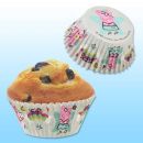 Cupcakes Papierschwein Peppa 25 Stk