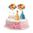 Zostava princezná Bella a  Popoluška + balóny