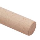 Smooth wooden roller without handles